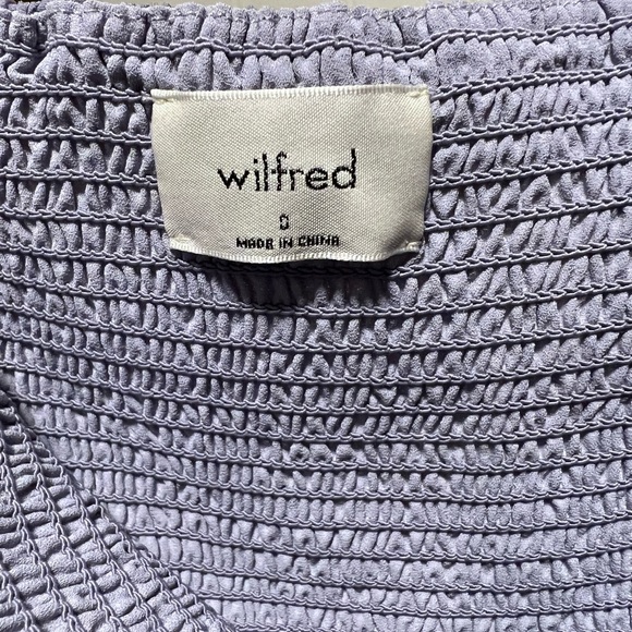 Aritzia Wilfred Flowy Long Sleeve Mini Dress - Picture 3 of 4